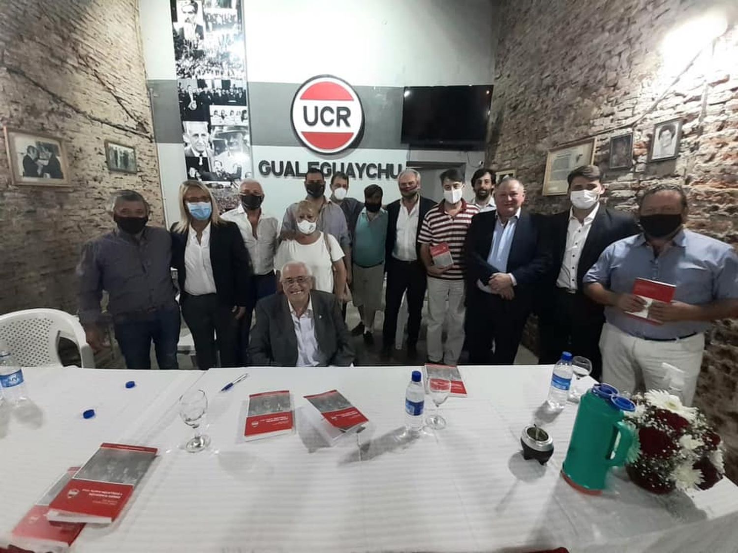 Los referentes del radicalismo Rogel y Benedetti se mostraron juntos en Gualeguaychú