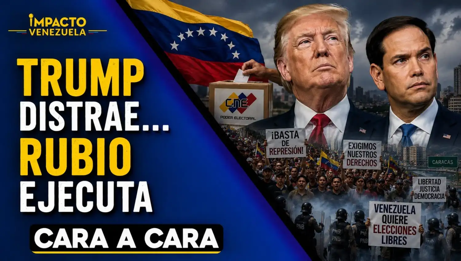 TRUMP DISTRAE... RUBIO EJECUTA - Cara a cara