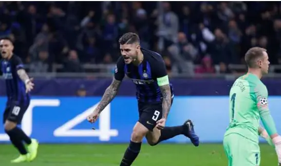 Icardi salvó al Inter de la derrota ante el Barcelona