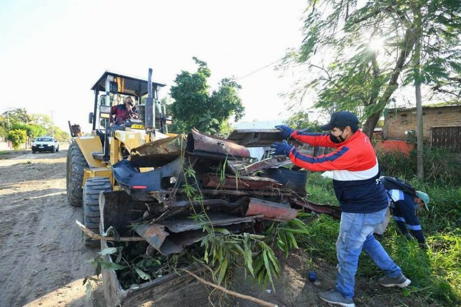 El municipio capitalino lleva delante múltiples trabajos en el barrio San Agustín