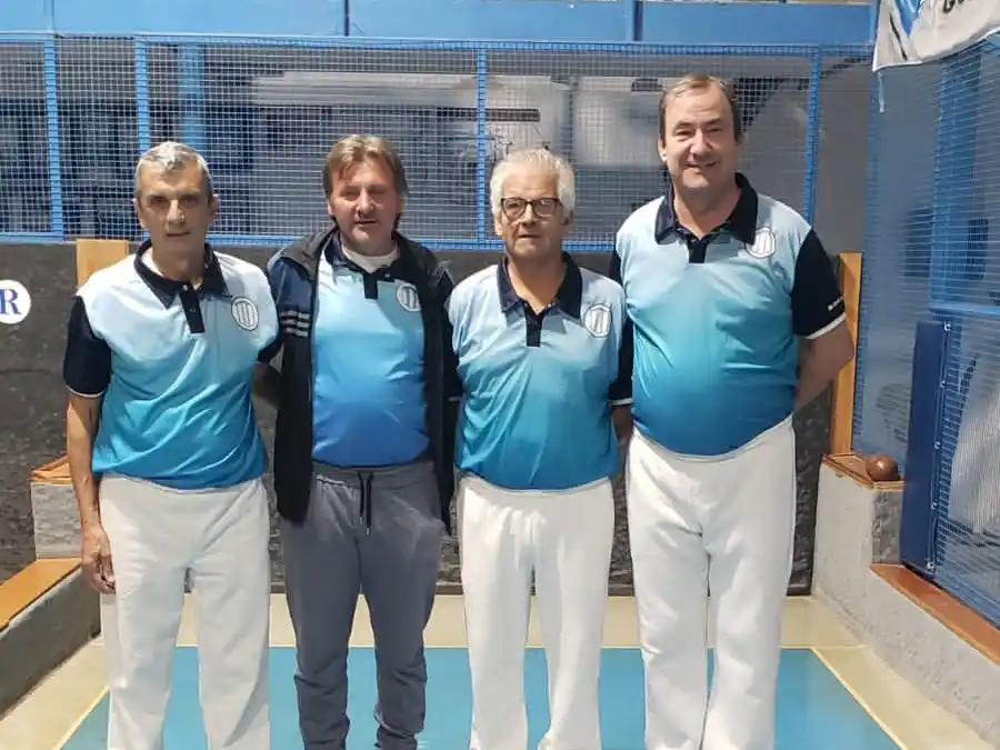 Carlos Marengo, Alejando Stessens, Héctor Ludueña y Roberto Trujillo.