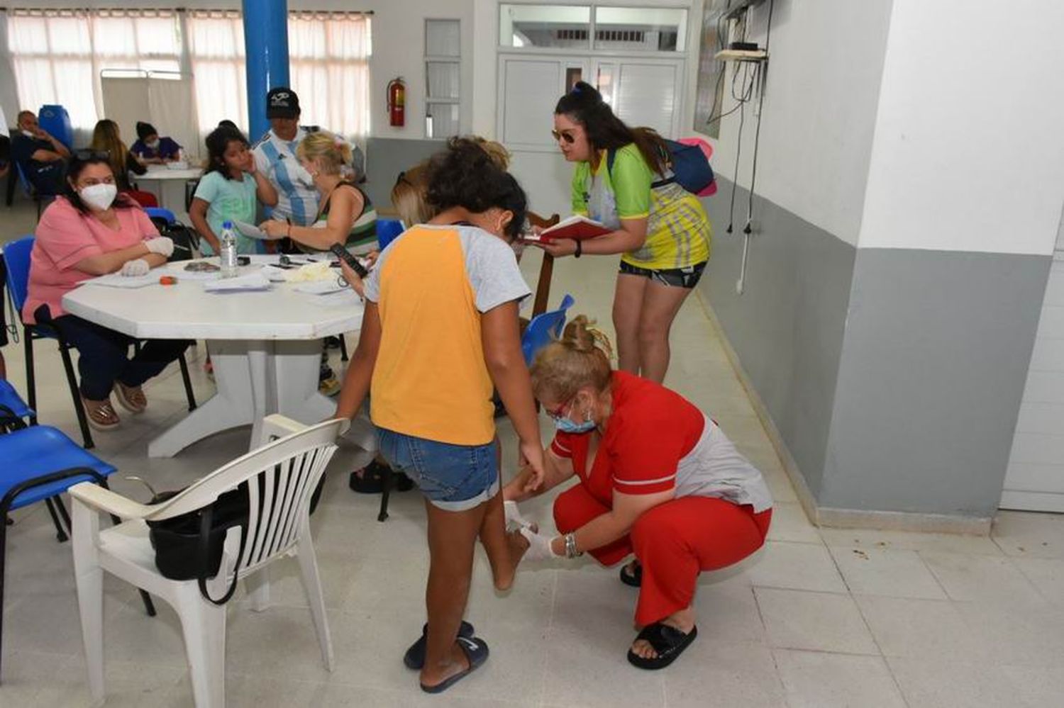 Controles de salud en colonias de vacaciones