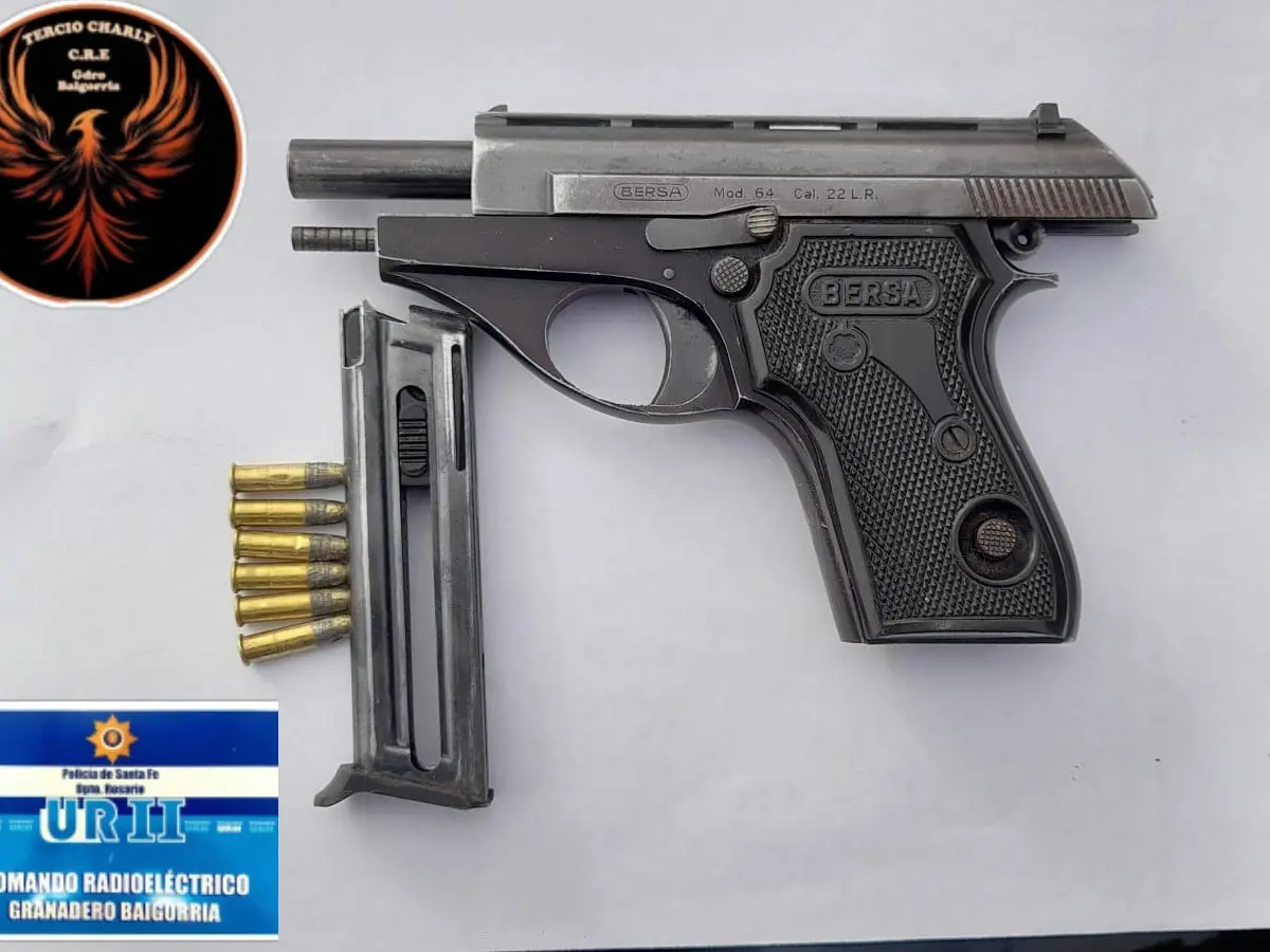 Detuvieron a un hombre con un arma de fuego en el macrocentro