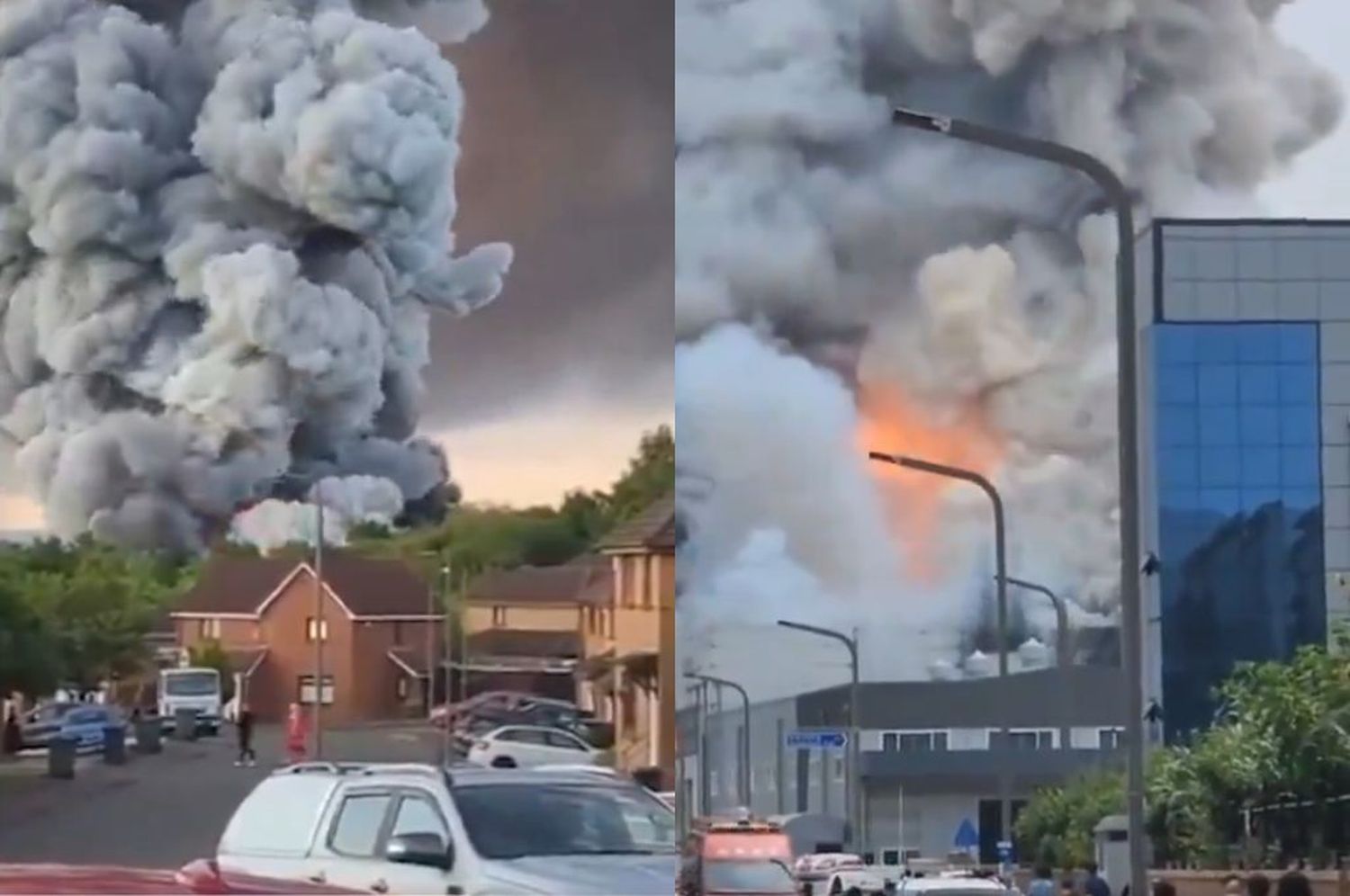 Incendio en una fábrica de baterías de litio