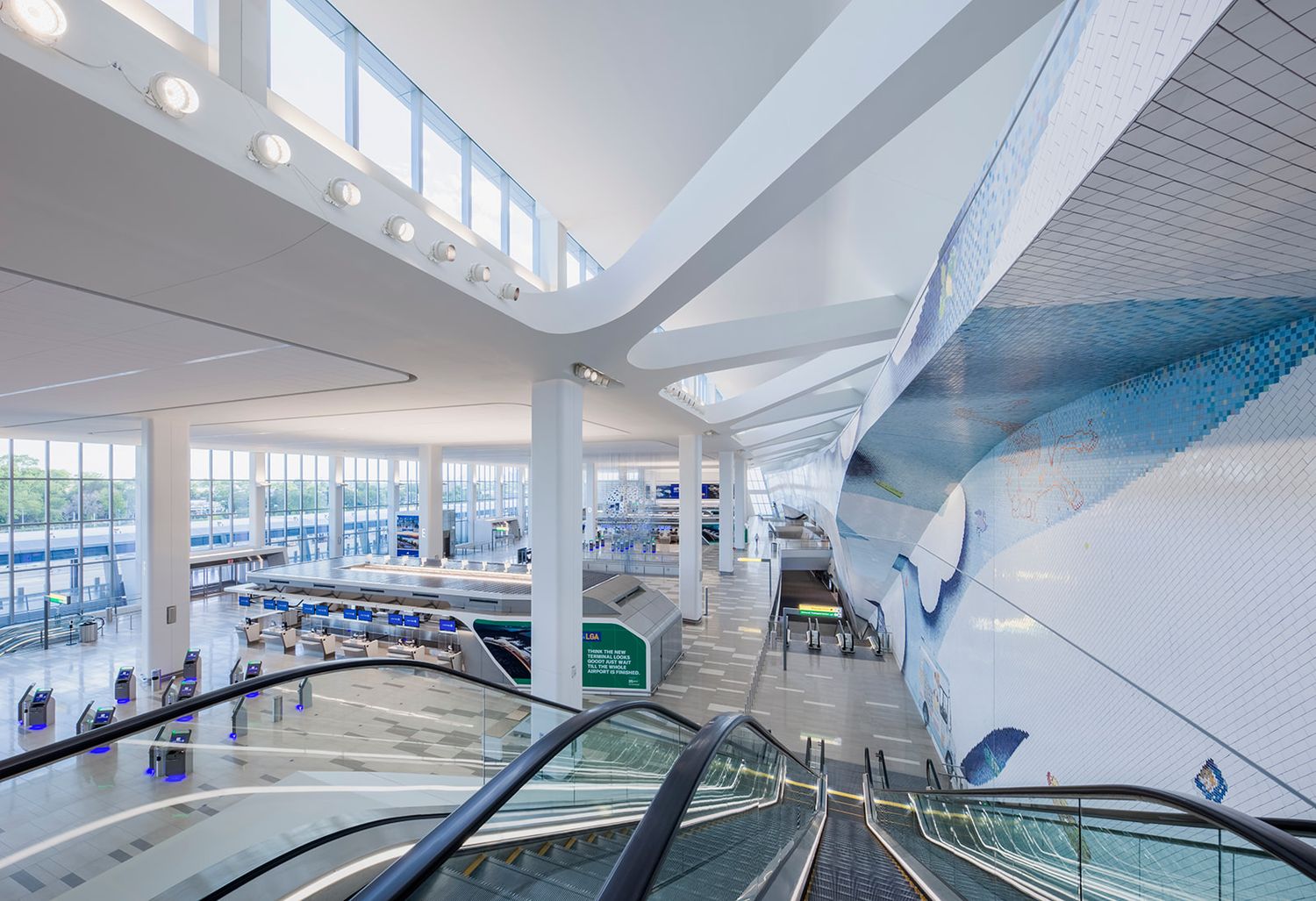 [Fotogalería] Inauguraron la nueva Terminal B del aeropuerto LaGuardia de Nueva York