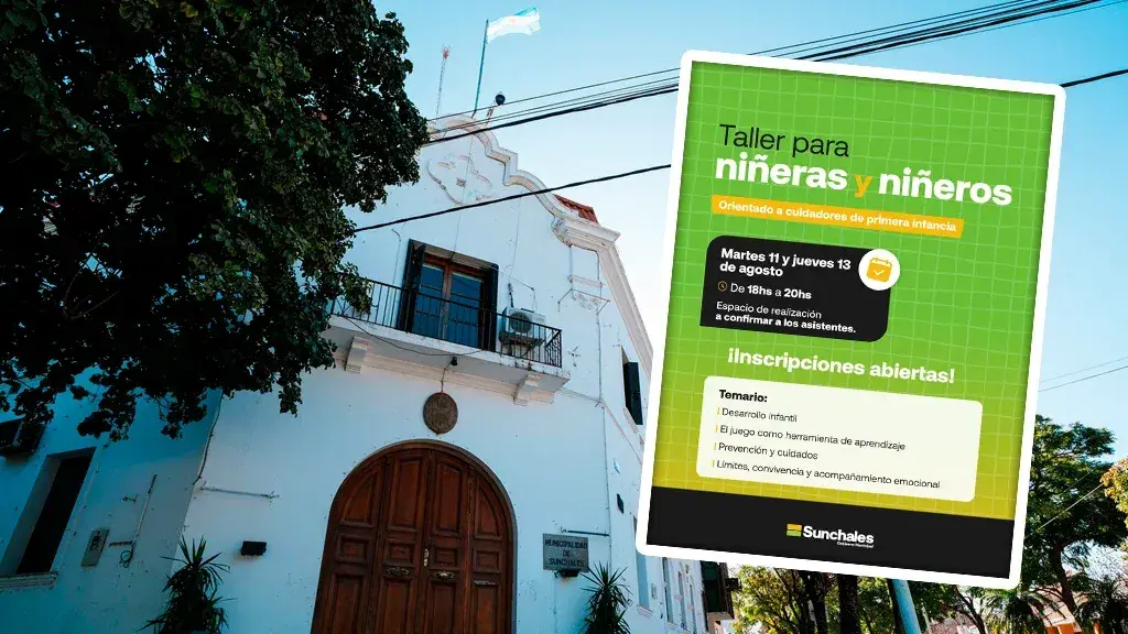 Sunchales ofrecerá un taller gratuito para niñeras y cuidadores de primera infancia