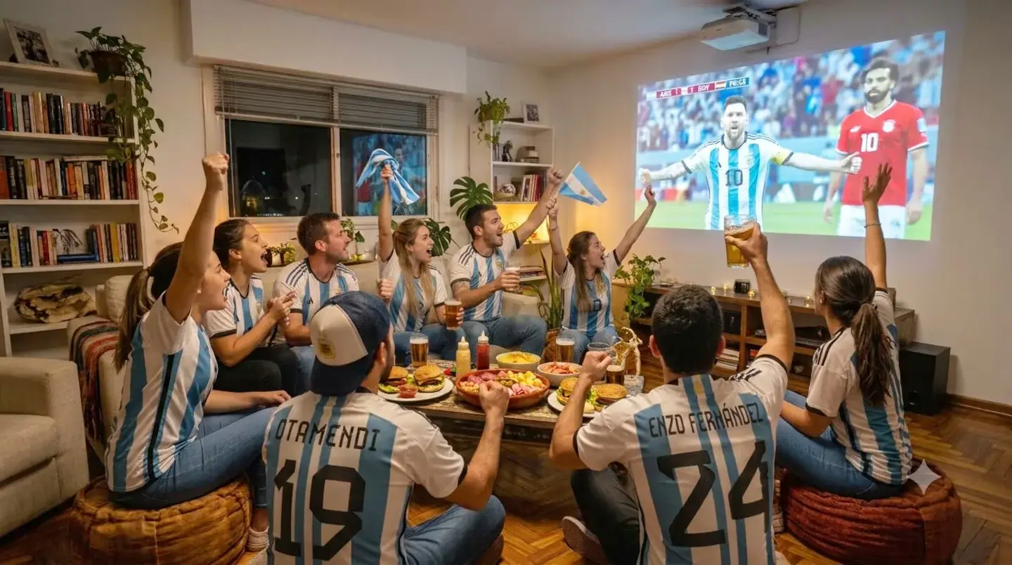 El Mundial también se juega en el consumo: subieron las búsquedas de proyectores, camisetas y figuritas