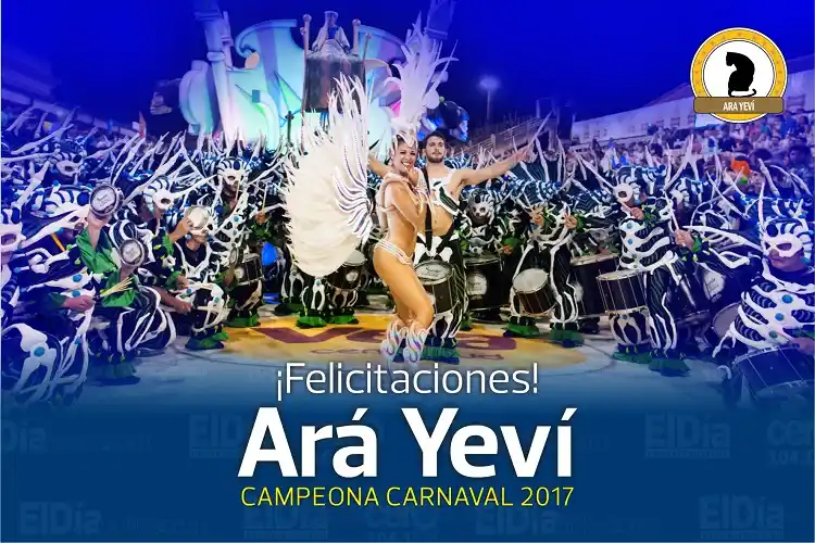 Ará Yeví es la nueva Campeona del Carnaval del País 2017