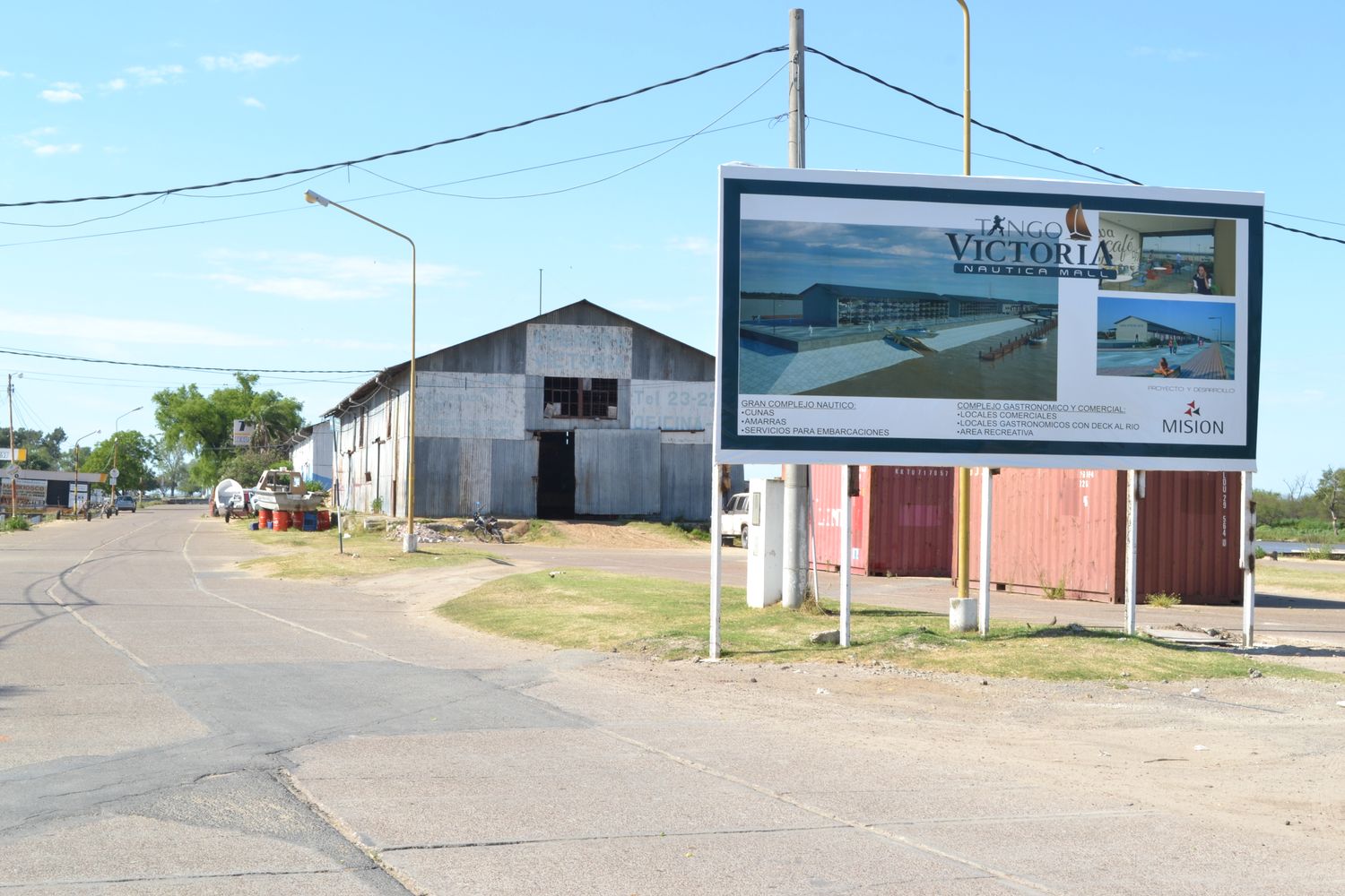 Comenzaron los trabajos de recuperación de los galpones del puerto