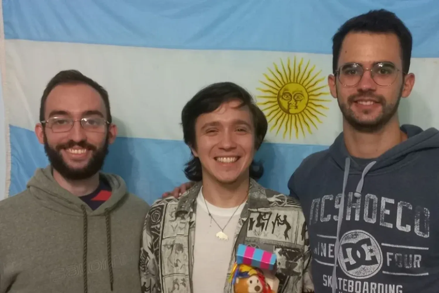 uan Pablo Cabaña, Federico Quijada y Santiago Re son los tres estudiantes que integran el equipo clasificado.