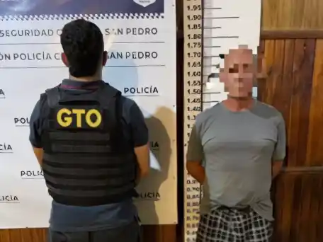 El sujeto fue trasladado a la Comisaría.