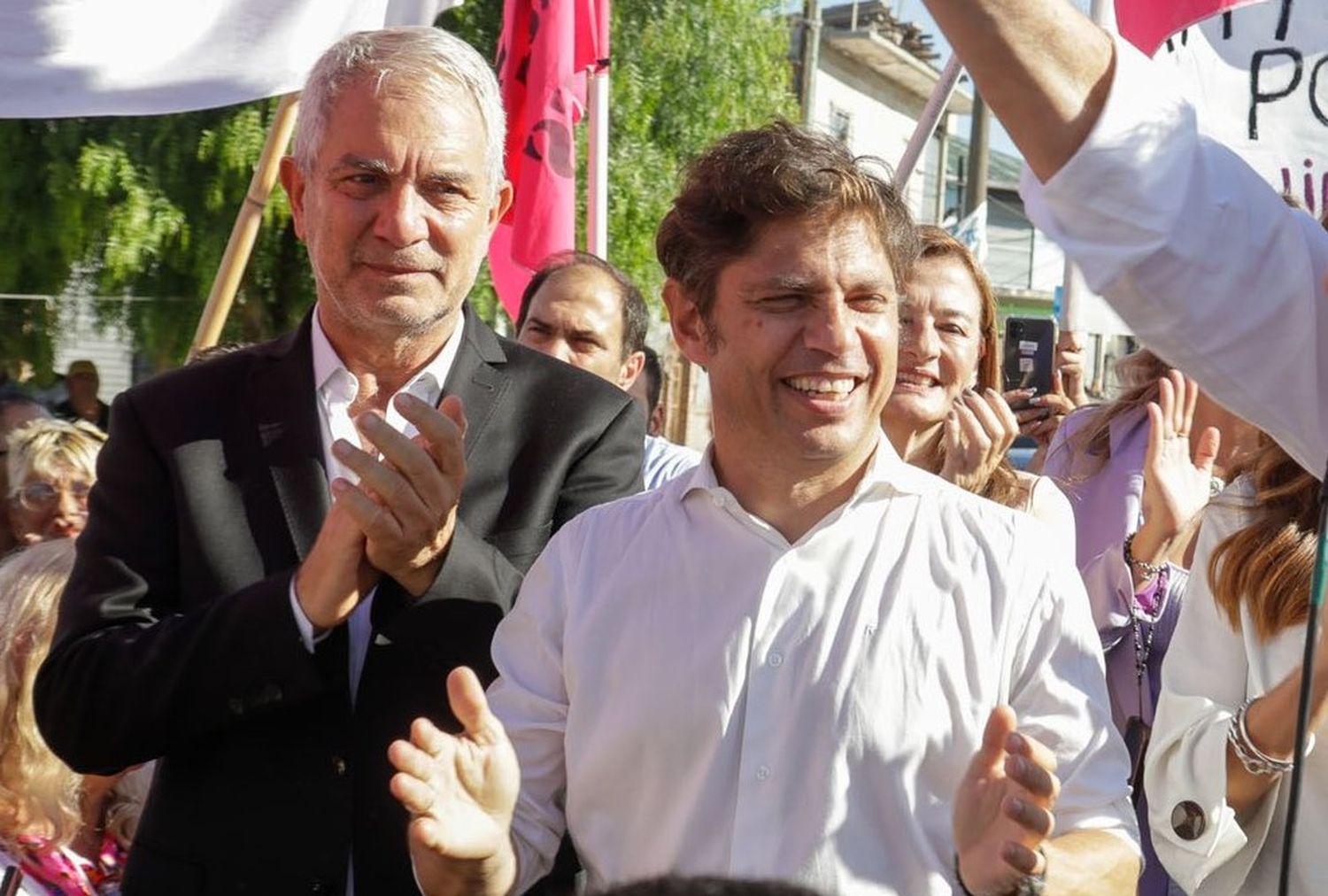 Vidal "intentó gobernar la Provincia a control remoto", dijo Kicillof en su visita al nuevo corredor urbano de La Plata