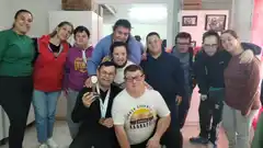 Martín fue recibido con emoción tras ganar medalla en el Panamericano de Gimnasia en México