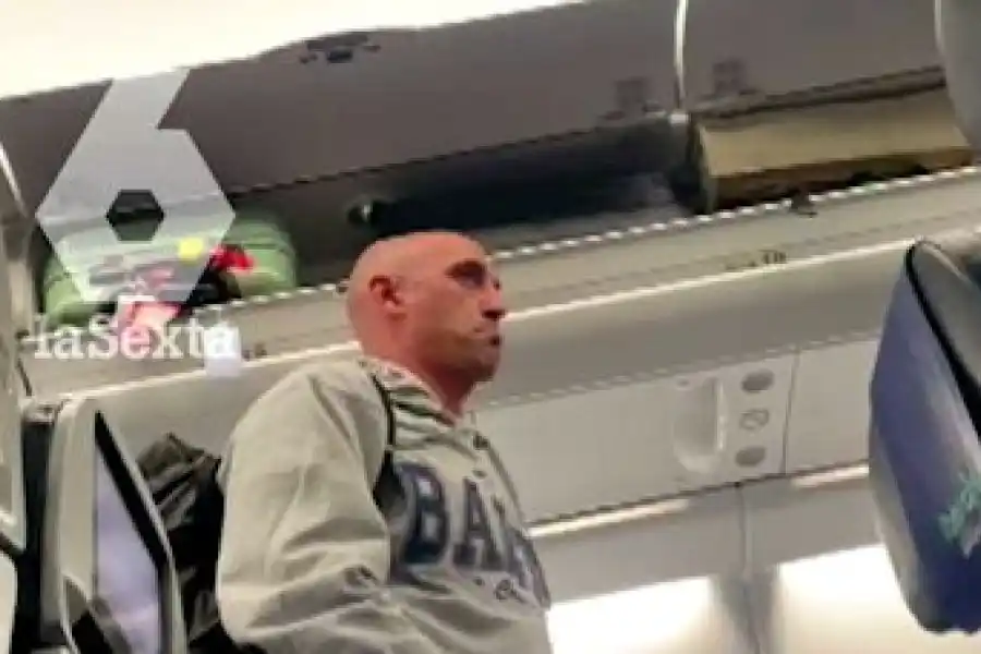 Rubiales fue detenido en el aeropuerto de Barajas