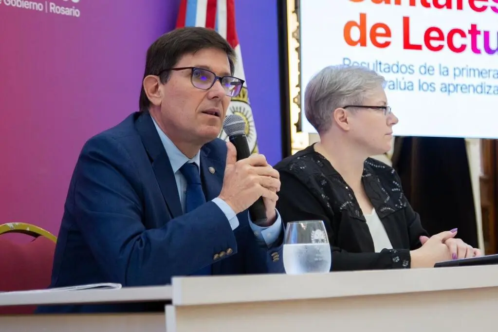 El ministro de Educación Goity dió a conocer los resultados de las evaluaciones