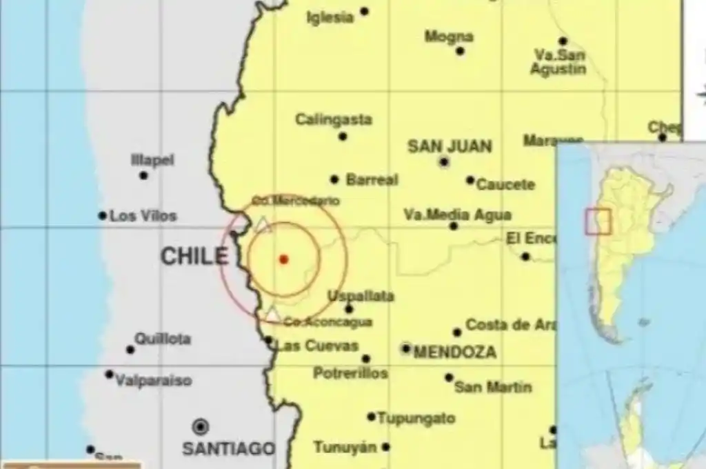 Fuerte temblor se sintió en Mendoza