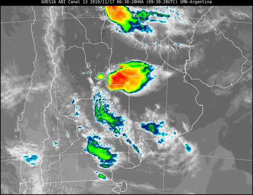Alerta meteorológico por tormentas intensas