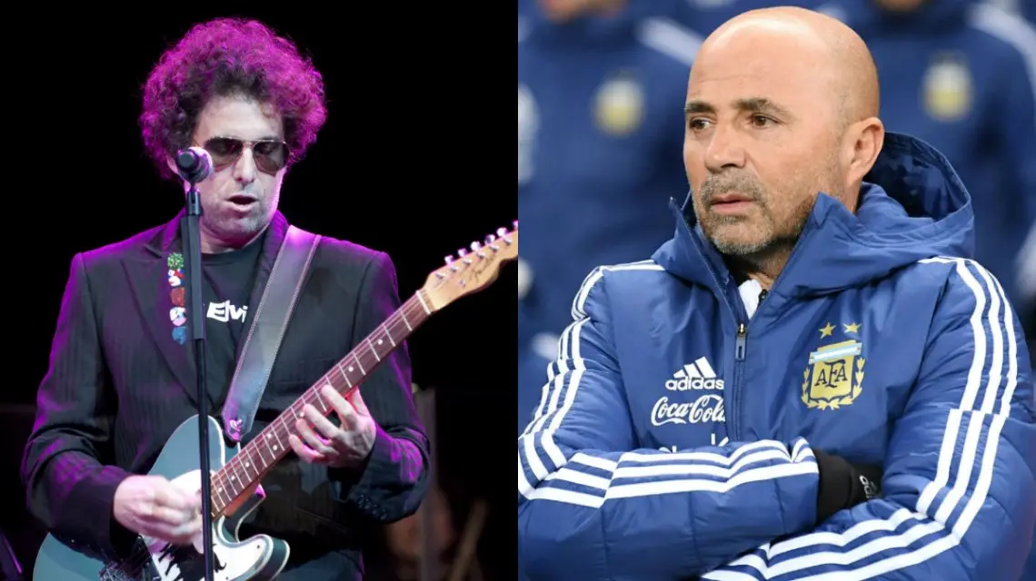 Insólito pedido de Calamaro a Sampaoli