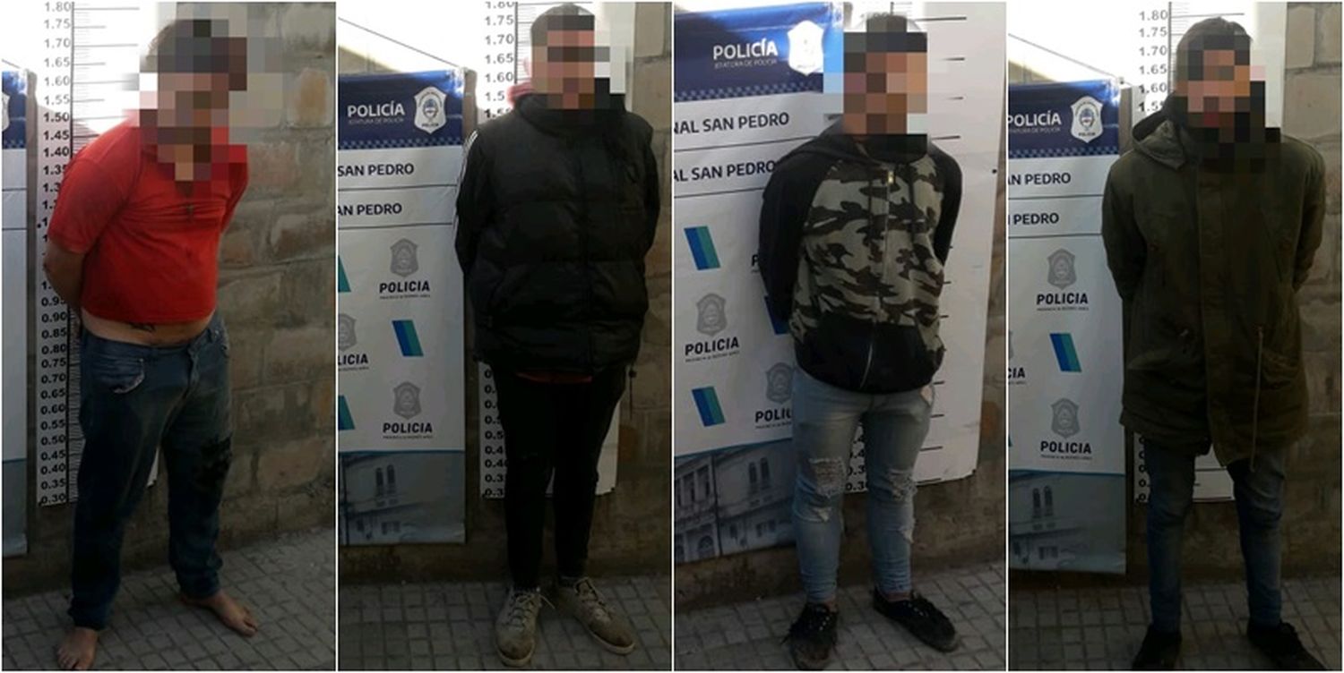 Detuvieron a cinco hombres que golpearon a policías cuando intentaron identificarlos