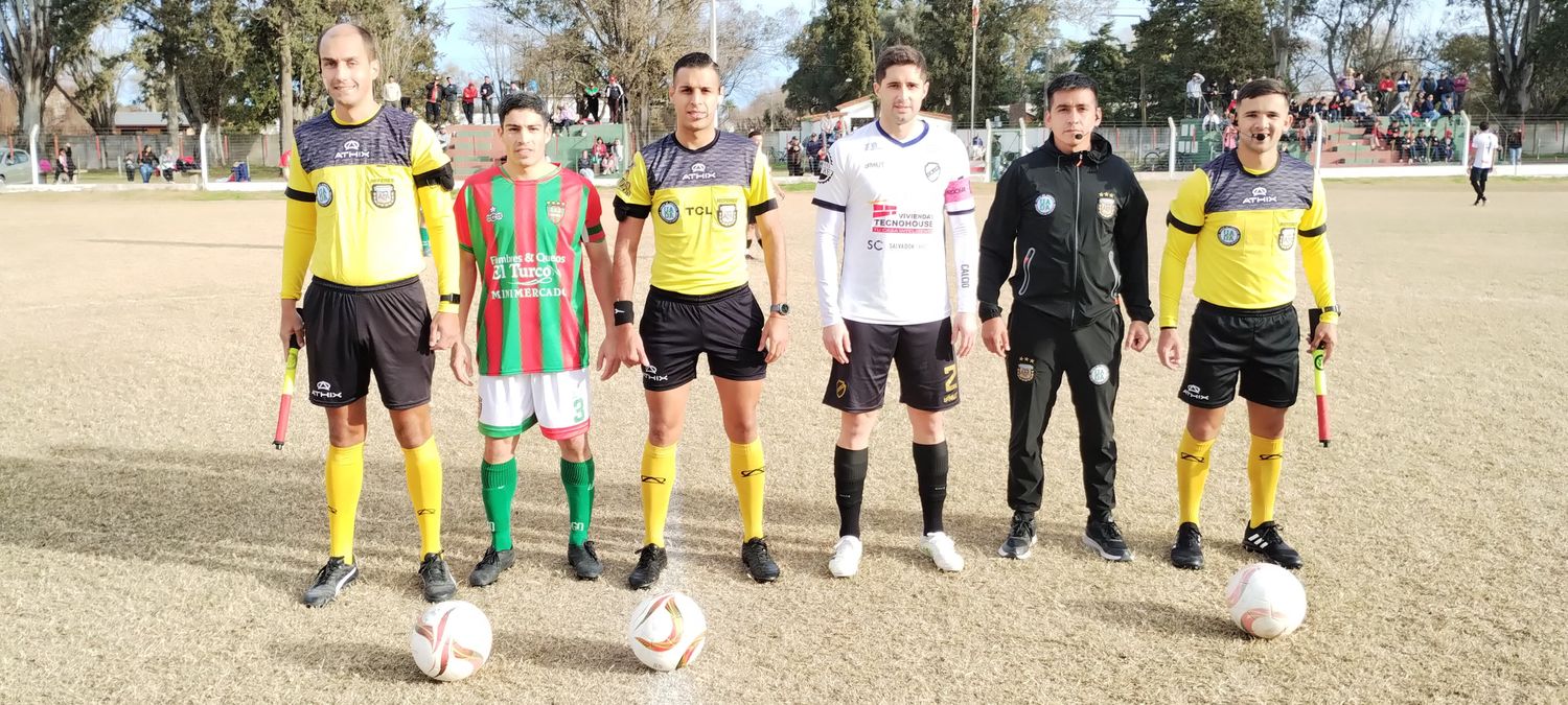 Nicolas Bonicatto (izquierda) fue quien sufrió el ataque. Foto gentileza: Germán Cabral.