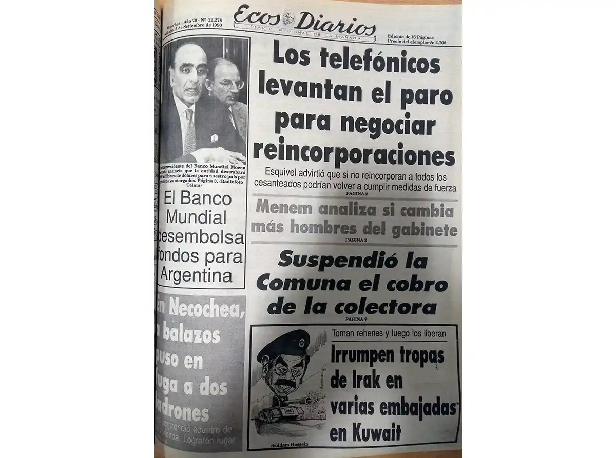 Sábado 15 de septiembre de 1990