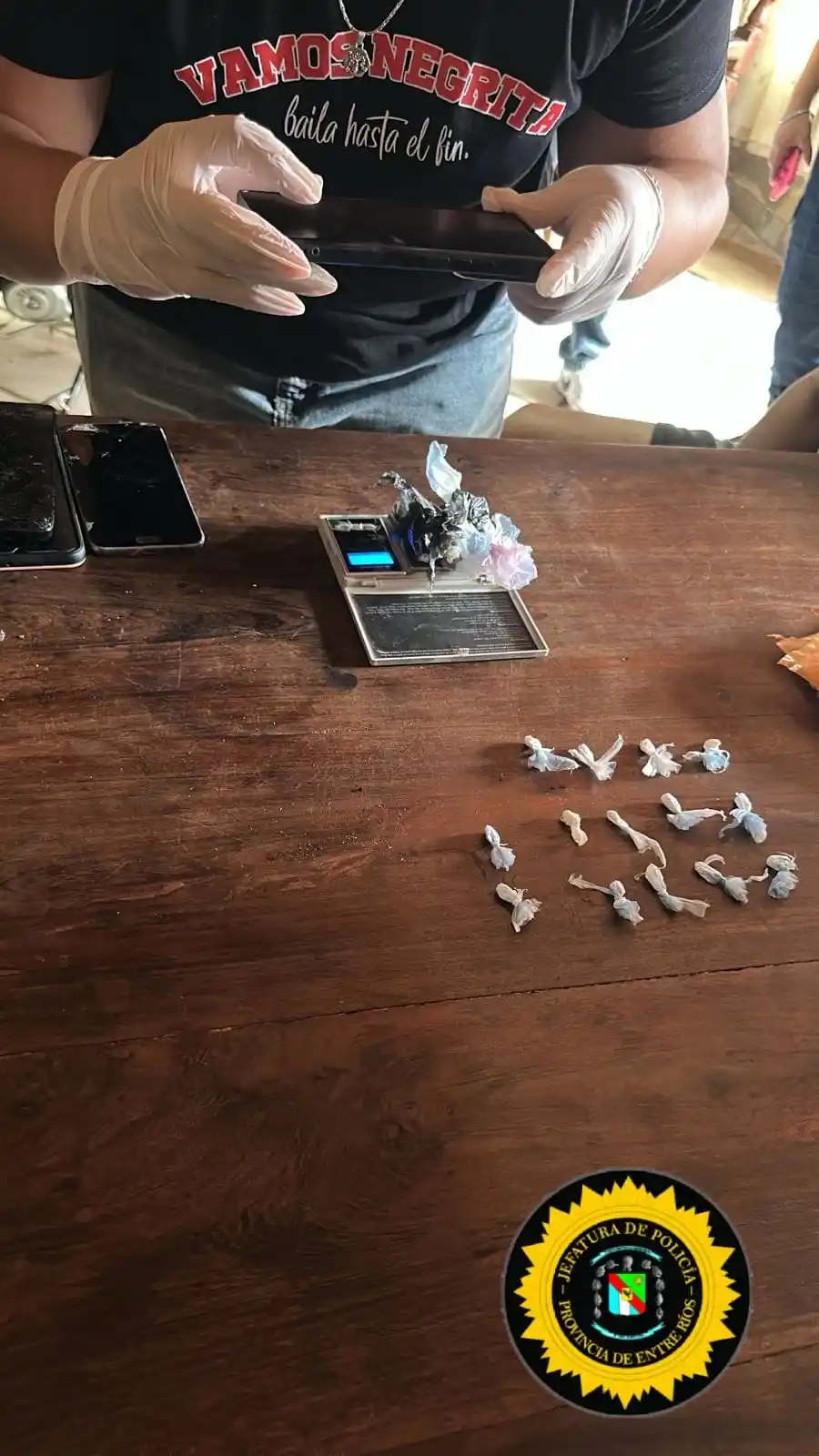 Secuestro de municiones de fusil FAL, cocaína y marihuana