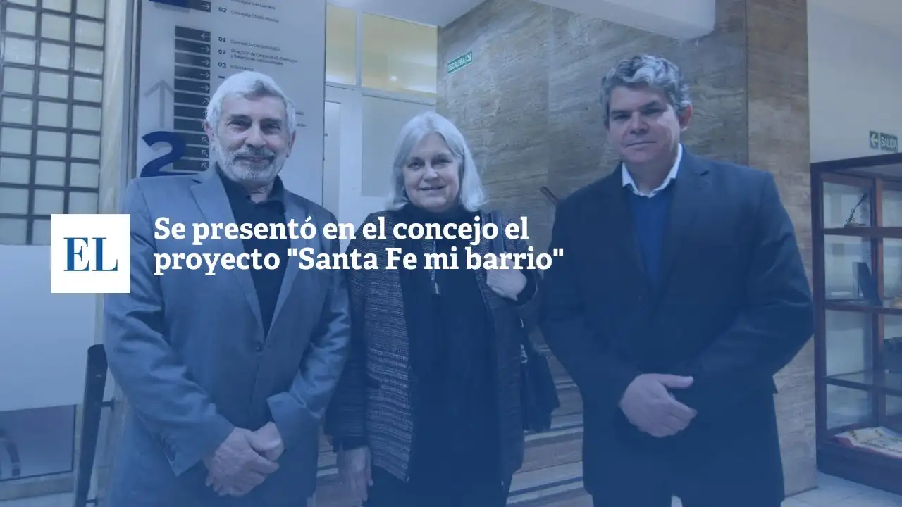 Se presentó en el concejo el proyecto “Santa Fe mi barrio”