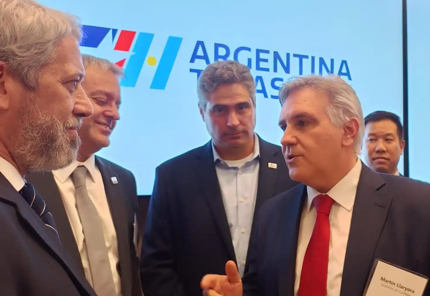 Martín Llaryora en estados unidos