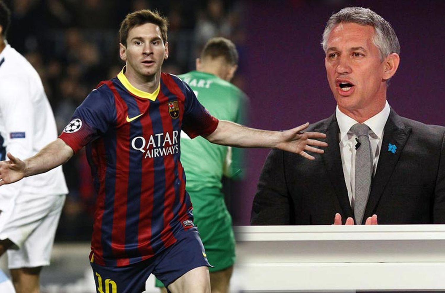 Lineker sobre Messi: «Nunca pensé que vería a alguien mejor que Maradona»