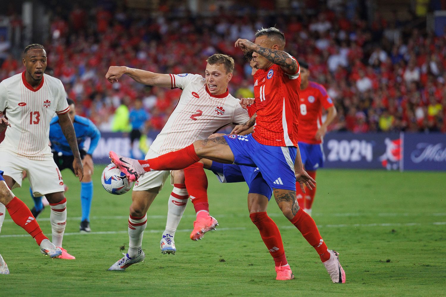Canadá se metió en cuartos y eliminó a Chile