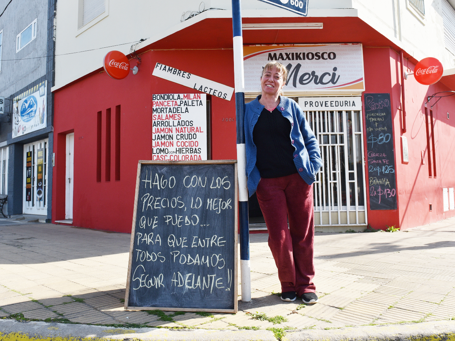 “Hago con los precios lo mejor que puedo para que entre todos salgaos adelante”