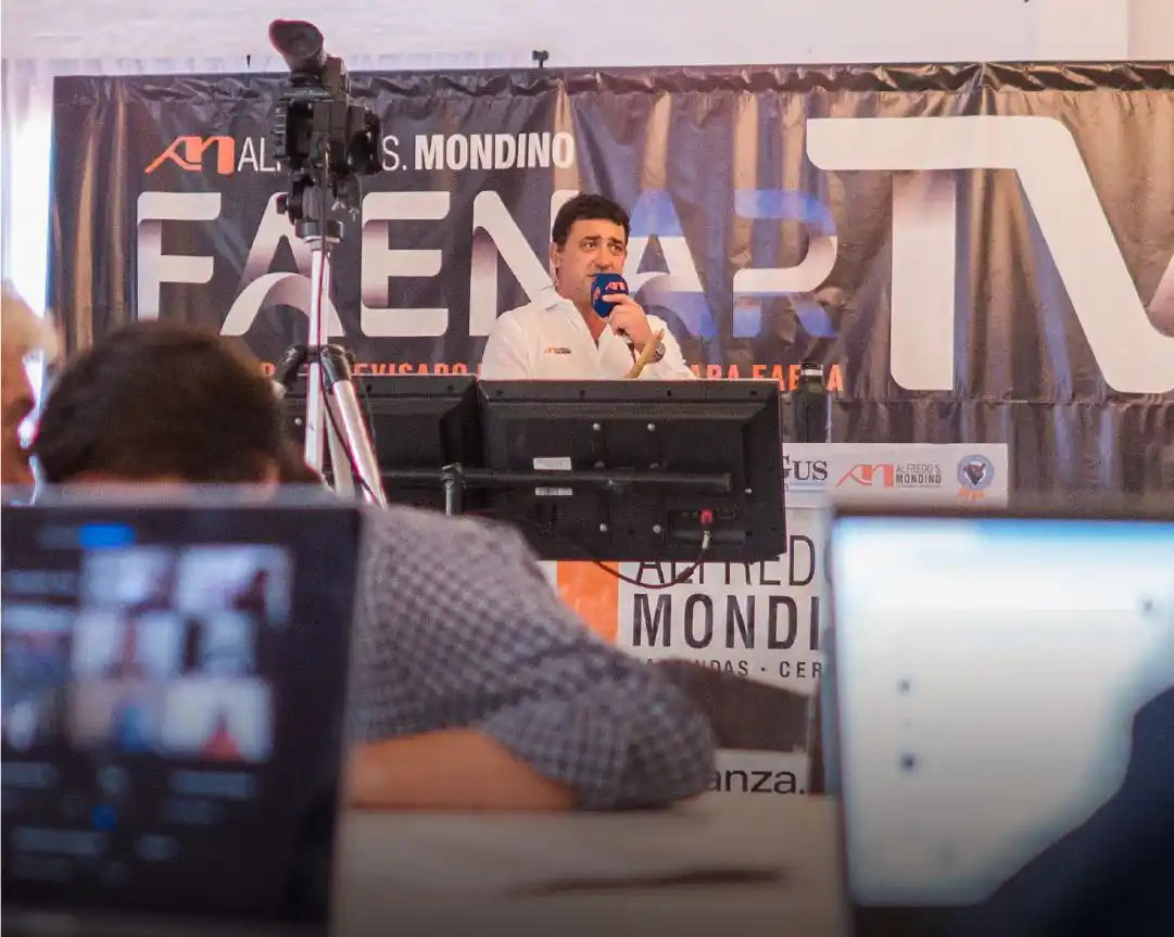 Luz, cámara, martillo: se viene el primer televisado del año de Mondino