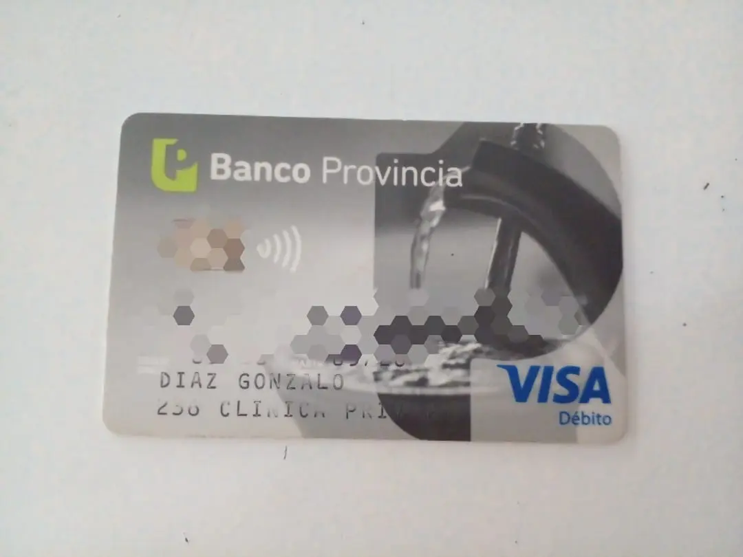 Encontraron tarjeta de débito de Gonzalo Díaz