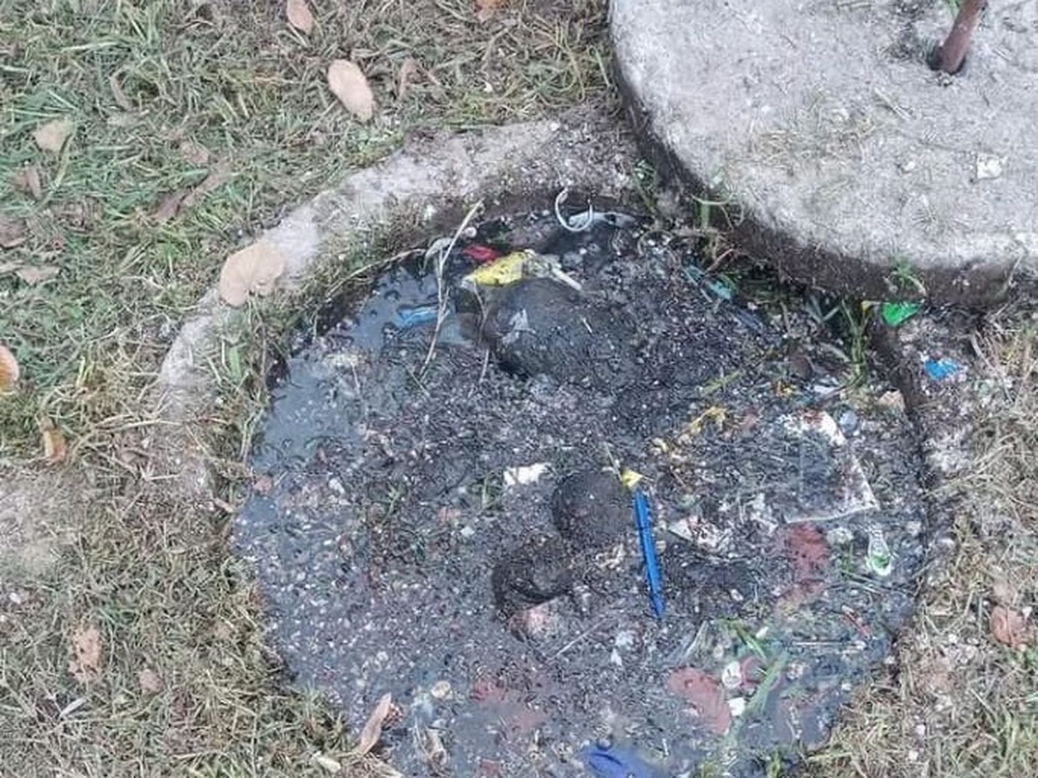 Cloacas rebalsadas en Villa Igoillo