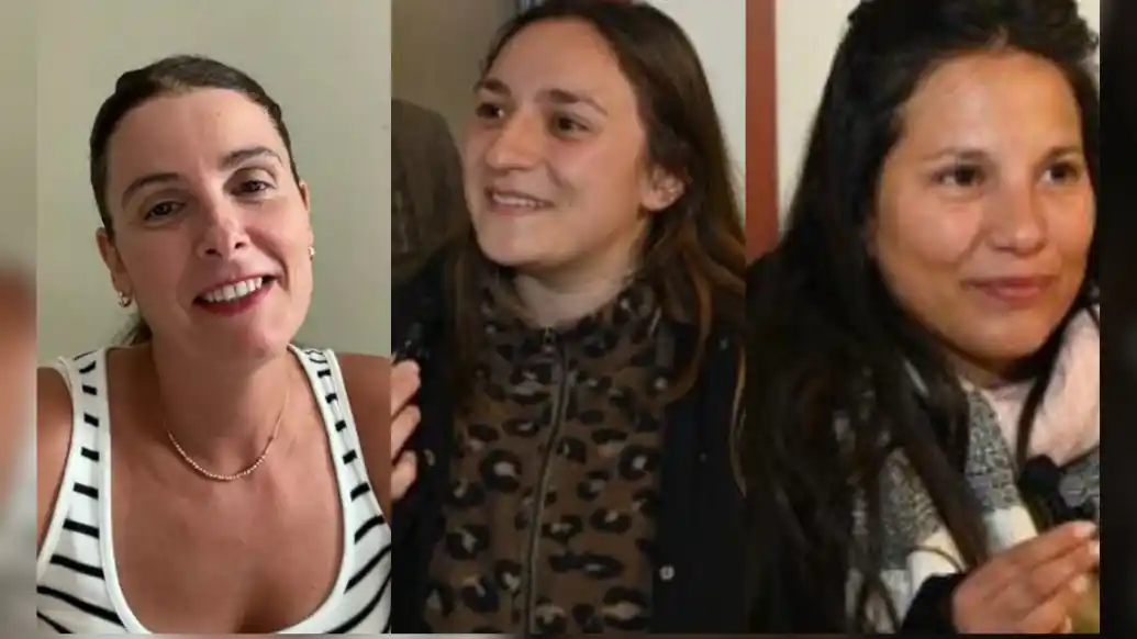 Soledad Alonso, Isabel López y Sofía.
