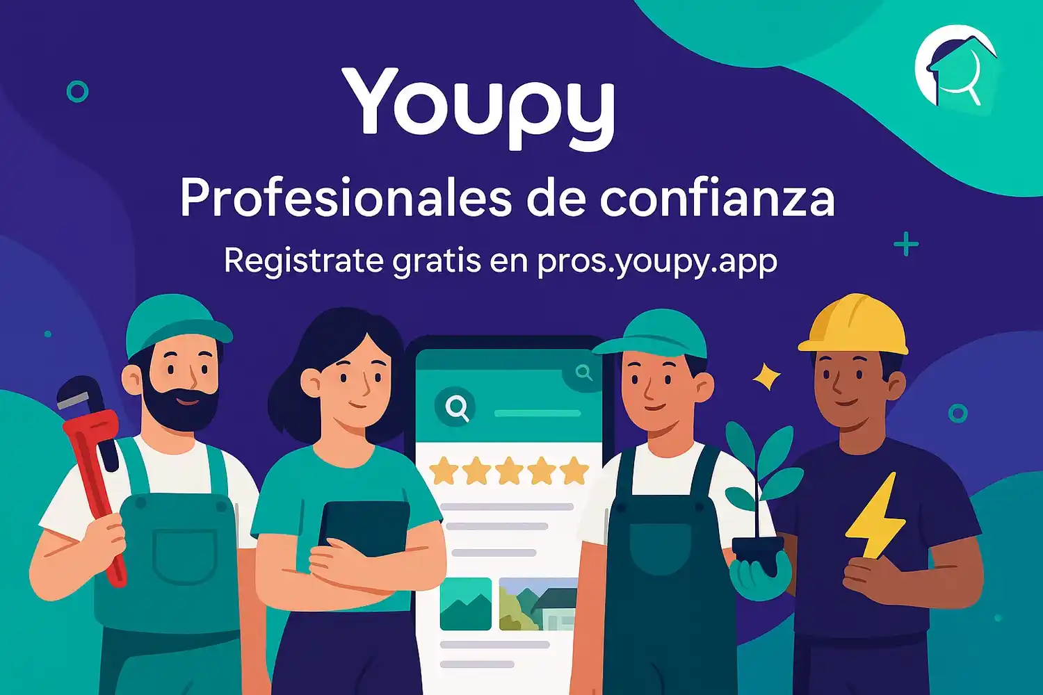 Nace Youpy: una plataforma tandilense que conecta usuarios con profesionales
verificados