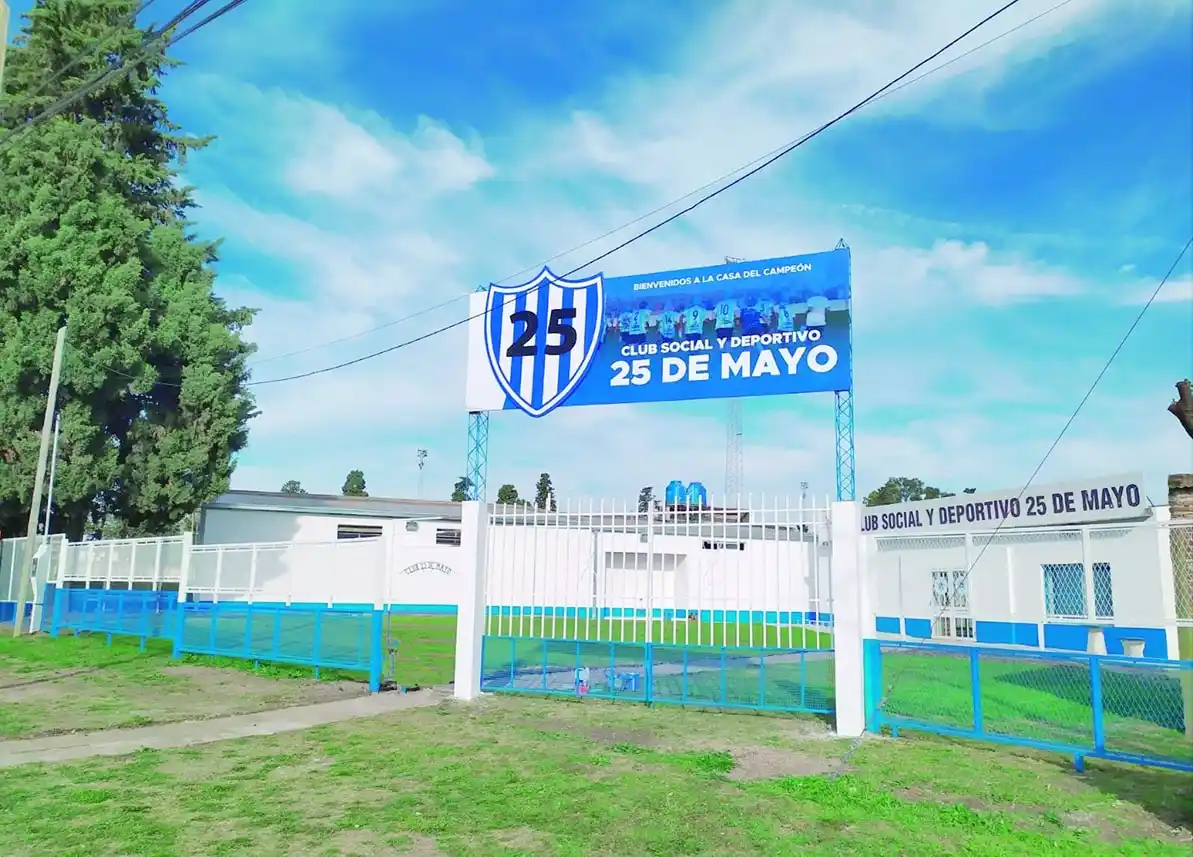 El Club 25 de Mayo inaugura nuevo ingreso