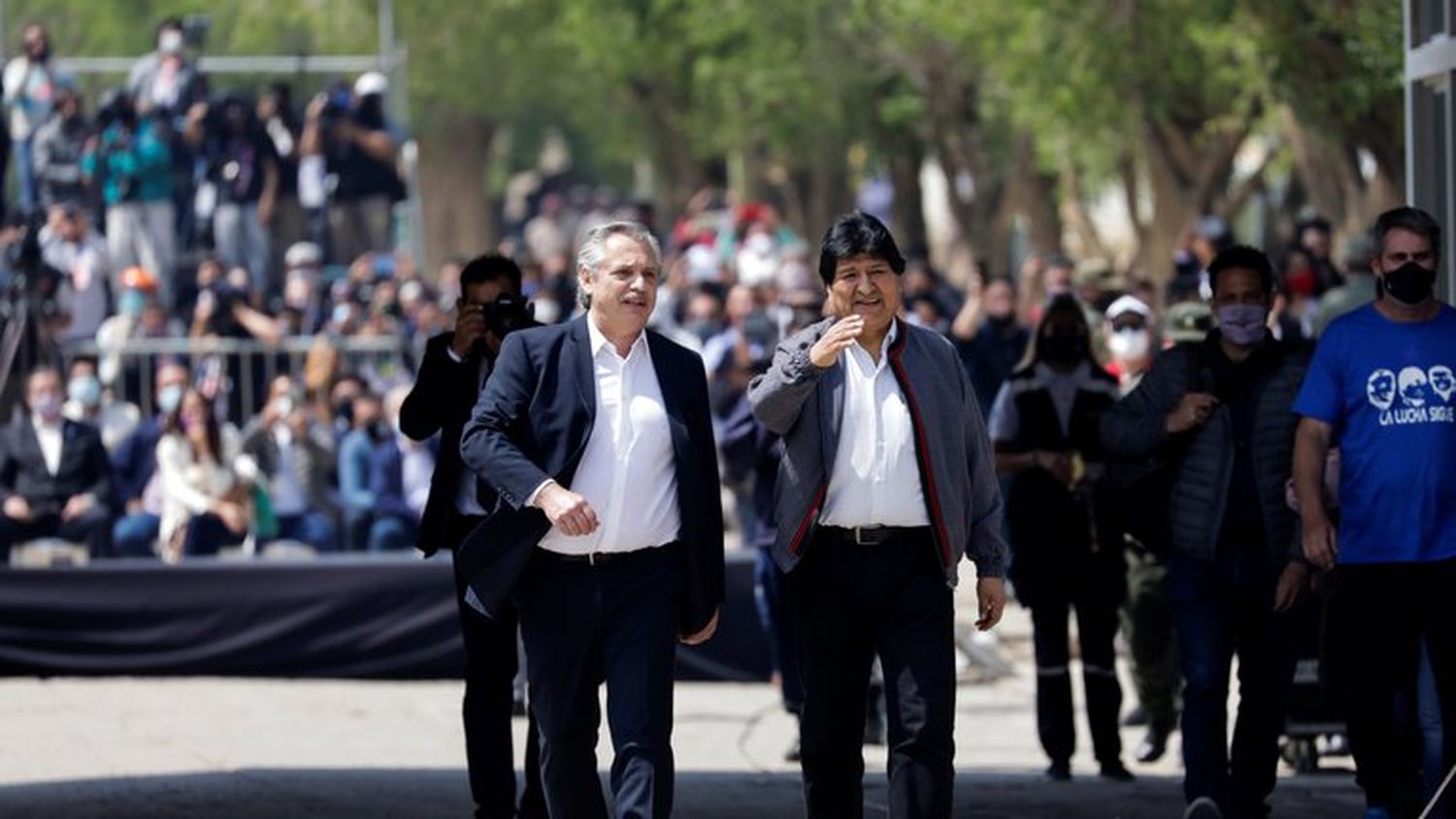 Alberto Fernández despidió a Evo Morales, que regresó a Bolivia luego de la asunción de Luis Arce como nuevo presidente