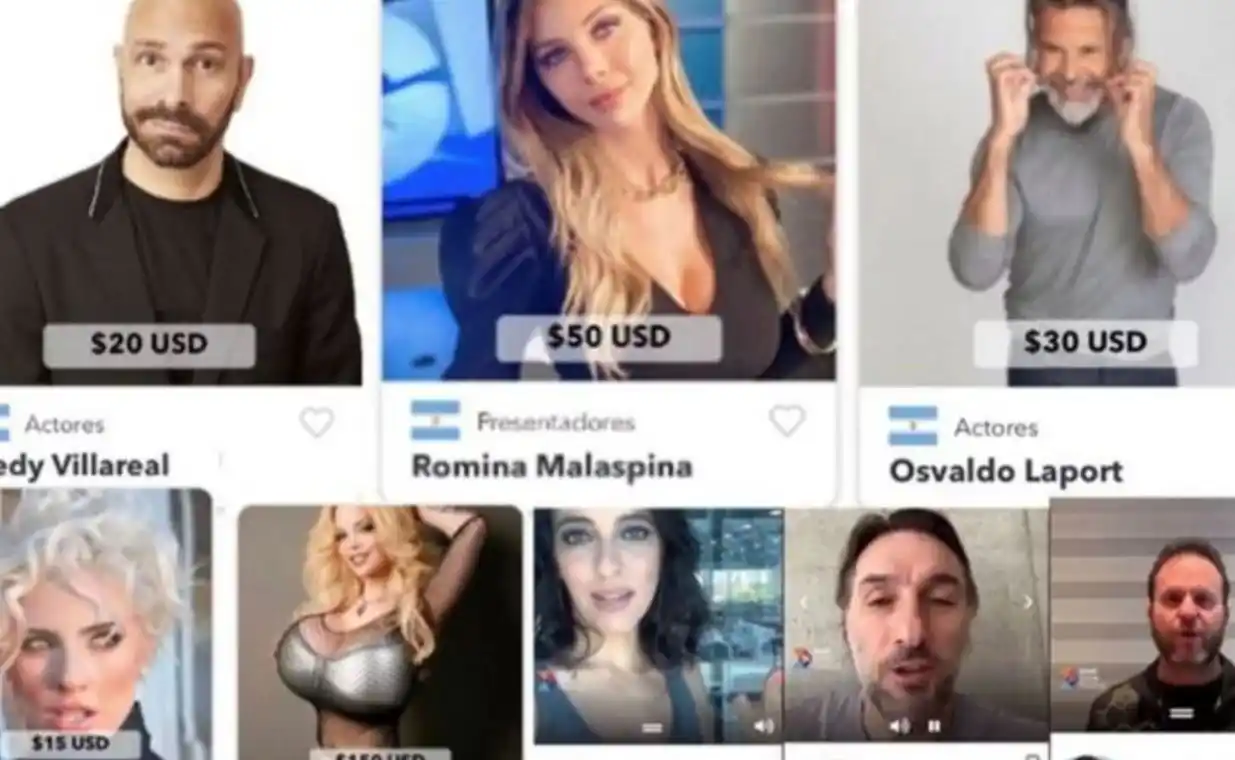 De Malaspina a Laport: los famosos que venden en dólares sus saludos personalizados