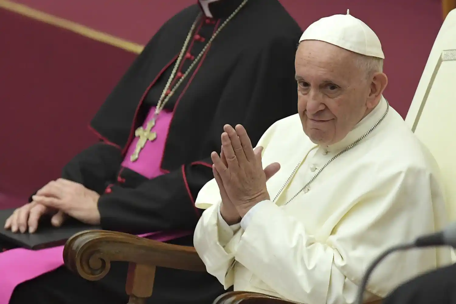 Francisco comenzó el Adviento con un pedido de paz en Siria