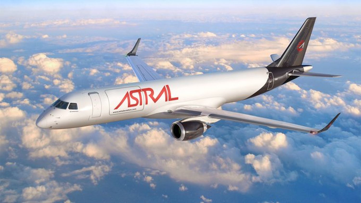 Astral Aviation será la primera operadora de la versión carguera del Embraer E190