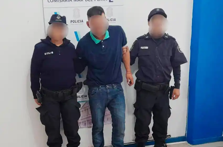 Atrapan a prófugo que estaba a los golpes en plena calle