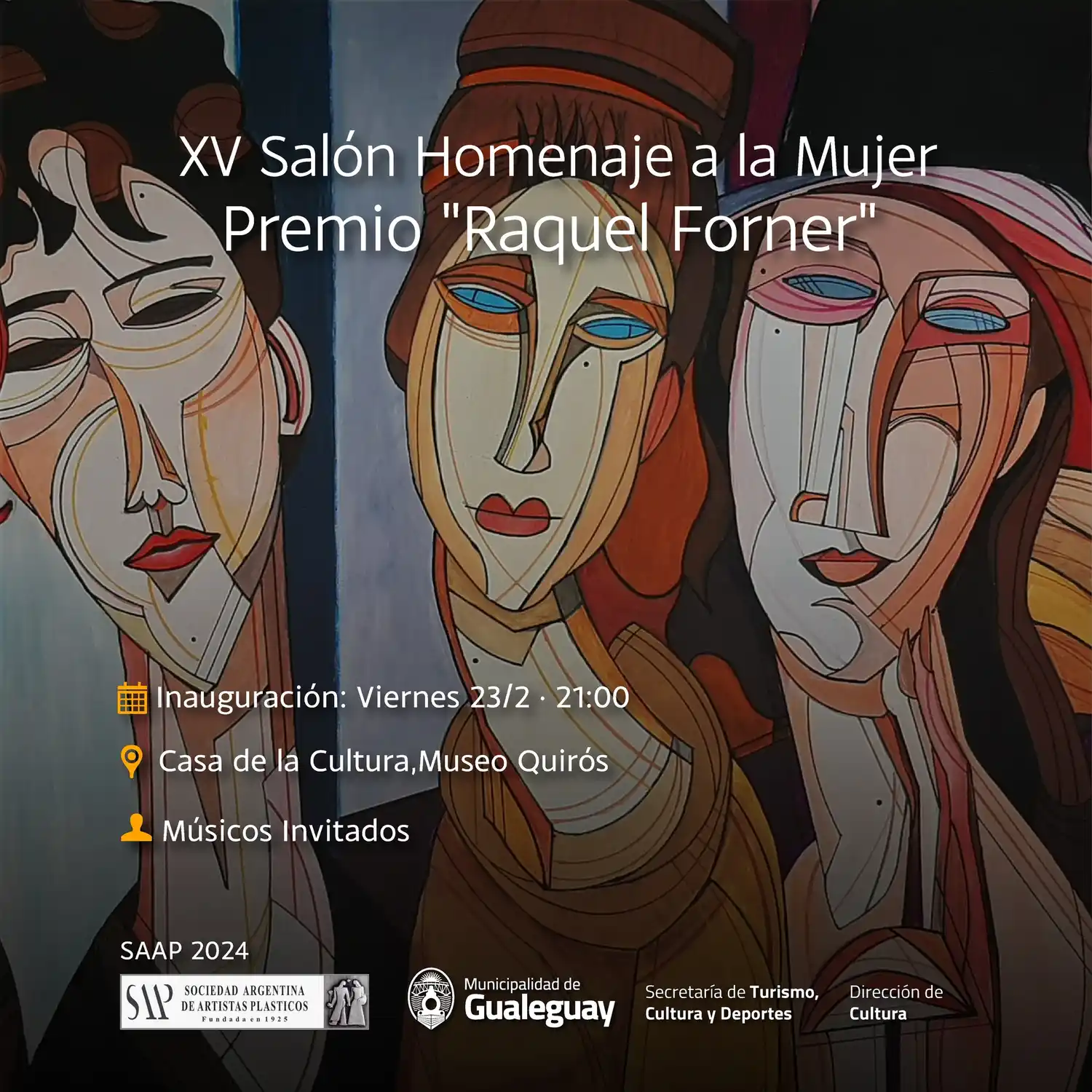 Se realizará el XV Salón homenaje a la mujer “Premio Raquel Forner”