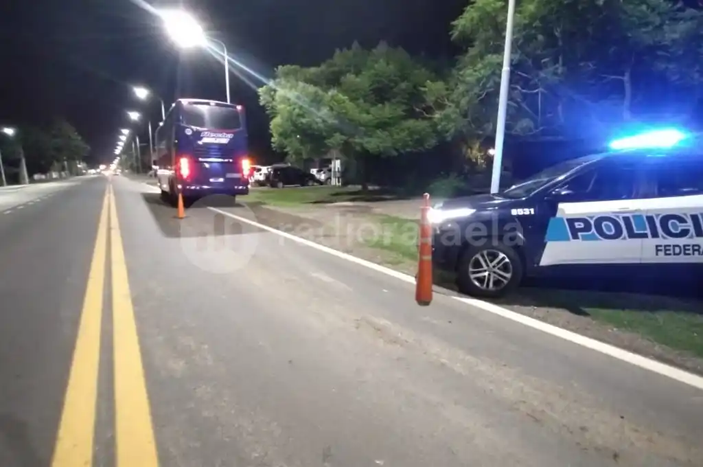 En un ómnibus en RP70, la Federal de Rafaela detuvo a un hombre con pedido de captura