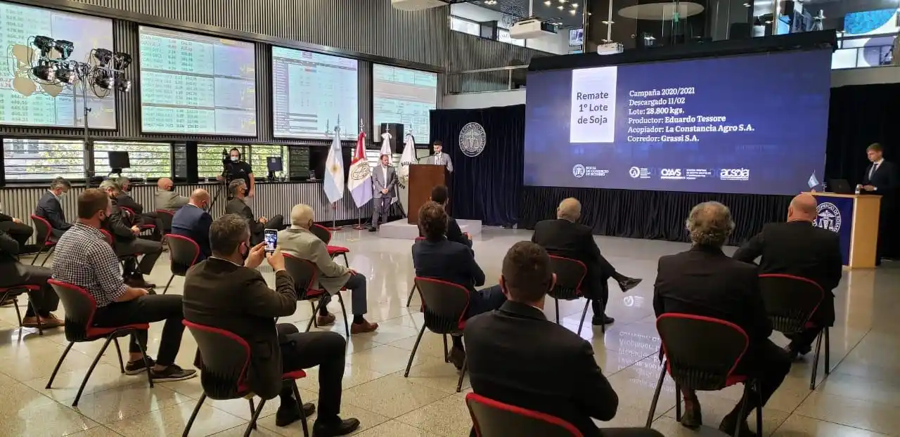 El Primer lote de soja de la campaña 2020/21 se vendió en $51.500 la tonelada