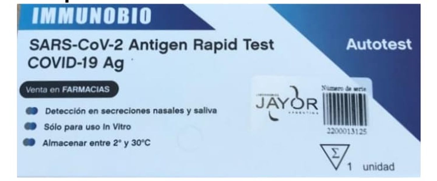 Ya están disponibles los autotest en las farmacias locales