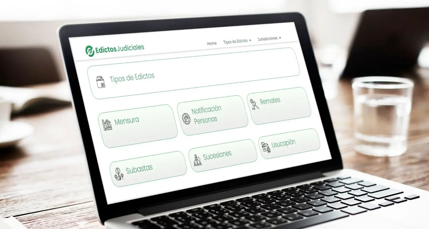 La Justicia fortalece la publicidad de los actos procesales con la publicación de edictos en su web