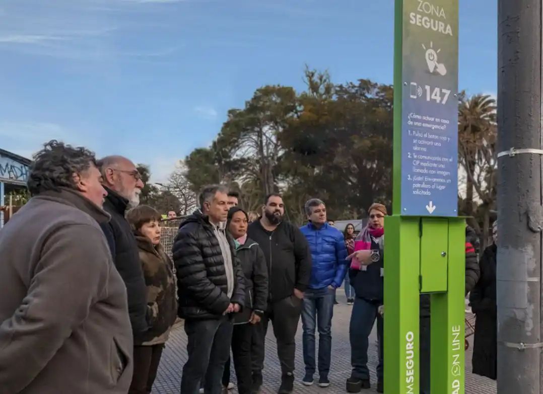 Hurlingham: Zabaleta inauguró nuevo sistema para alertar sobre hechos de inseguridad en la vía pública