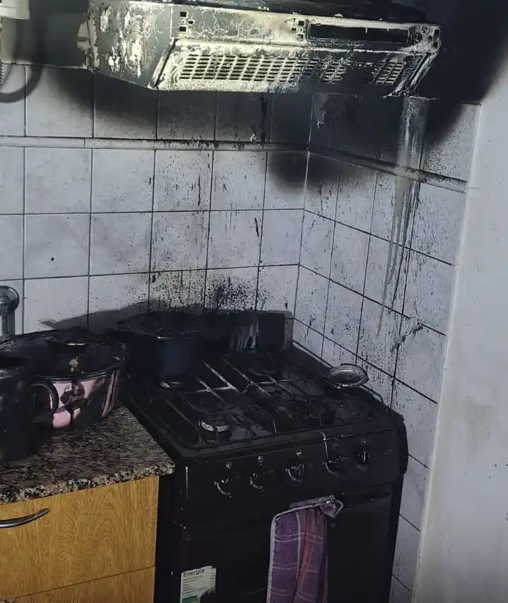 Incendio cocina