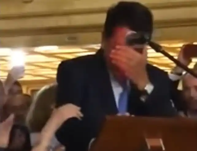 Video: Melconian se despidió entre lágrimas del Banco Nación